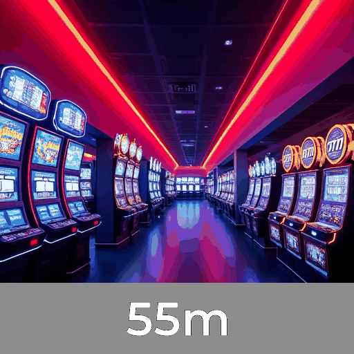 55m: Slots - Jackpots Gigantes, Jogos de Mesa - Estratégia Superior, Live Dealer - Experiência Imersiva