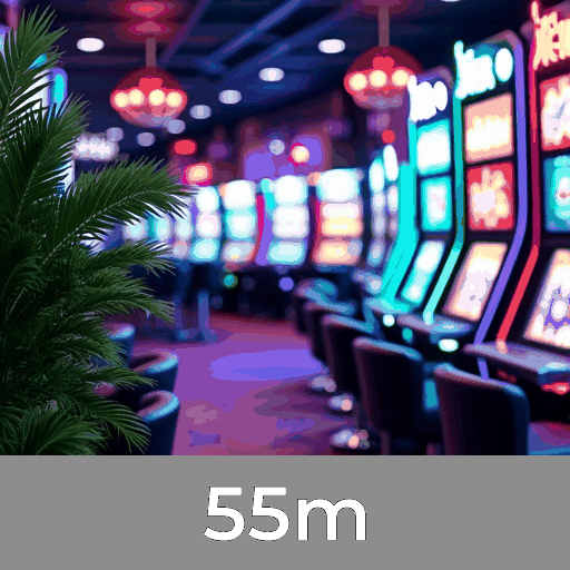 55m: Aventura e Ganhos nos Jogos de Cassino